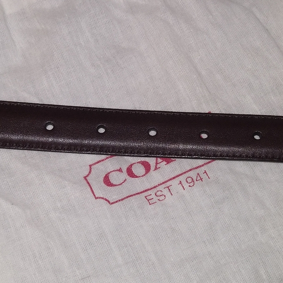 Vintage Coach brown leather belt - 8504 - Picture 7 of 7